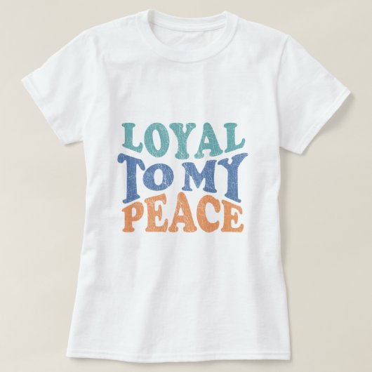 私の平和に忠実 - Tシャツ (デザイン正面)
