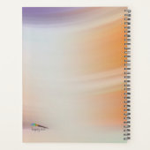 私の年のかわいい虎の名 プランナー手帳 (裏面)