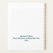 私の年ルール女性パワークリスマスカスタム年 プランナー手帳 (裏面)