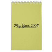 私の年2008年 カレンダー (カバー)