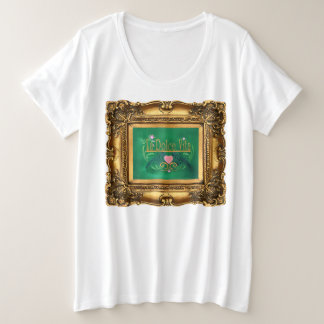 私の幸せな人生 プラスサイズTシャツ