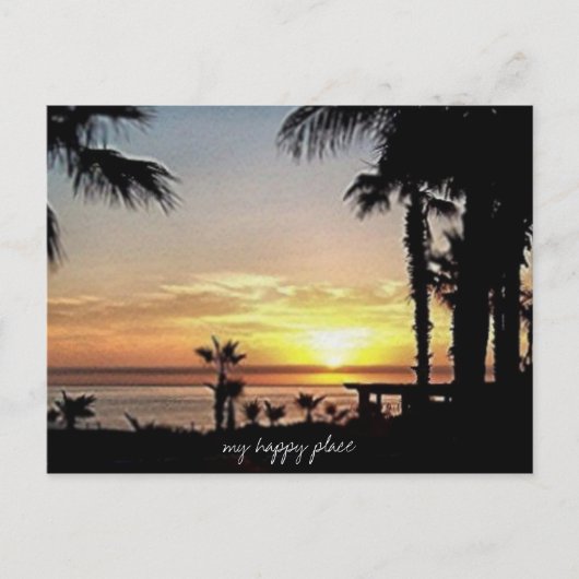 私の幸せな場所のメキシコの葉書 ポストカード (正面)