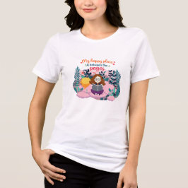 私の幸せな場所はページの間 トライブレンドTシャツ