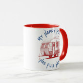 私の幸せな場所は完全なフックのコーヒーマグを持っている マグカップ (正面右)