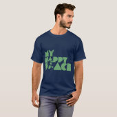 私の幸せな場所をハイキング Tシャツ (正面フル)