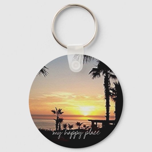 私の幸せな場所キーチェーン キーホルダー (正面)