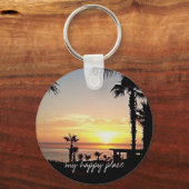 私の幸せな場所キーチェーン キーホルダー (正面)