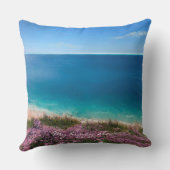 私の幸せな場所海のコーニッシュクリフトップビュー クッション (裏面)