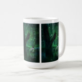 "私の幸せな場所"のマグ コーヒーマグカップ (正面右)