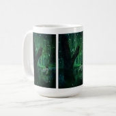 "私の幸せな場所"のマグ コーヒーマグカップ (正面左)