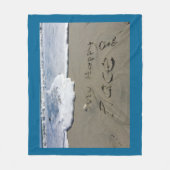 私の幸せな場所 フリースブランケット (正面)