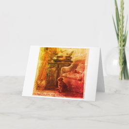 私の幸せな場所：本。鳥。犬 シーズンカード