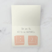 私の幸せの鍵 カード (内部)