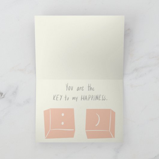 私の幸せの鍵 カード (内部)