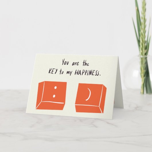 私の幸せの鍵 カード (正面)
