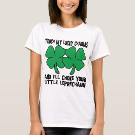 私の幸運なチャームのTシャツ Tシャツ