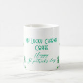 私の幸運なチャーム?コーヒー コーヒーマグカップ (中央)