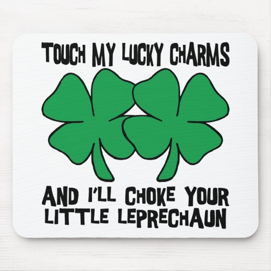 私の幸運なチャーム マウスパッド (正面)