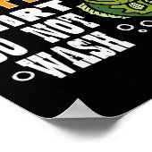 私の幸運な魚釣りシャツは魚のおもしろい角を洗わない ポスター (角)