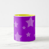 私の幸運な黒猫のコーヒー・マグ ツートーンマグカップ (中央)