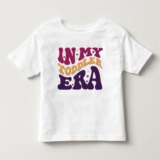 私の幼児の時代 – かわいいおもしろい子供たち女の子 トドラーTシャツ (正面)