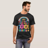 私の幼稚園の子供たちは100日明るい虹 Tシャツ (正面フル)