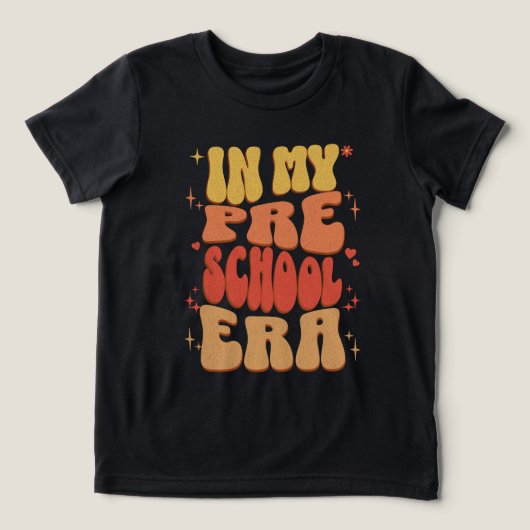 私の幼稚園の新学期 トライブレンドＴシャツ (デザイン正面)