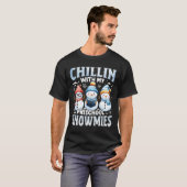 私の幼稚園の雪の子とクリスマスギフト戻る Tシャツ (正面フル)