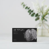 私の店カード1 名刺 (スタンド正面)