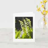 私の庭からの谷のユリ…. カード (黄色い花)