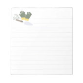 私の庭が並んだ ノートパッド (正面)