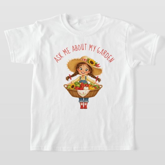 私の庭のことを聞いてください Tシャツ (レイダウン)