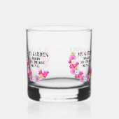 私の庭は私のハートを歌わせる ウイスキーグラス (裏面)