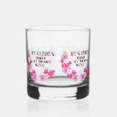 私の庭は私のハートを歌わせる ウイスキーグラス (左)