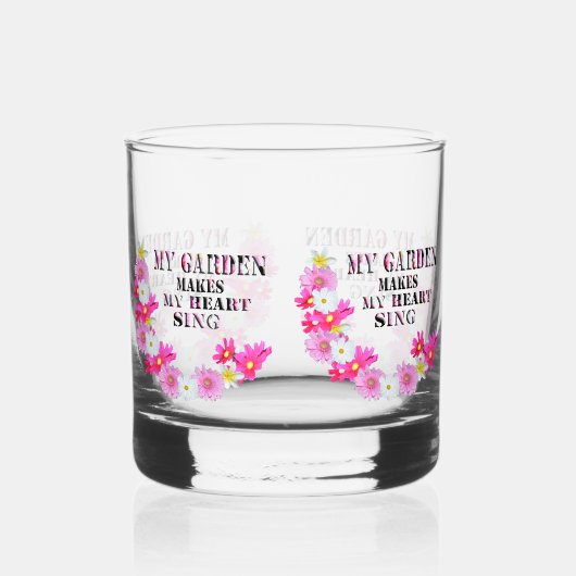 私の庭は私のハートを歌わせる ウイスキーグラス (右)