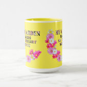 私の庭は私のハート、コーヒーマグを歌わせる マグカップ (中央)