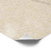 私の庭ユリのスケッチのキャンバスのコラージュ ポスター (コーナー)