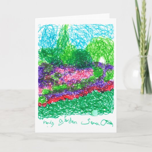 私の庭 カード (正面)