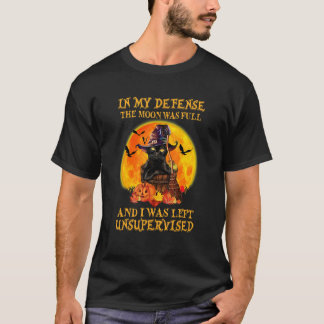 私の弁護では月は満月で放置されていた Tシャツ