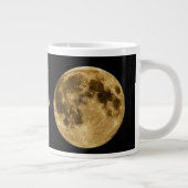 「私の弁護では、月は満ちていて、私は…」 ジャンボコーヒーマグカップ (右)