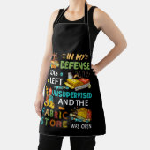 私の弁護では、私は監督されな離れい裁縫の贈り物 エプロン (インサイチュ)