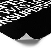 私の弁護では、私は離れおもしろいの監督を受けなかった ポスター (角)