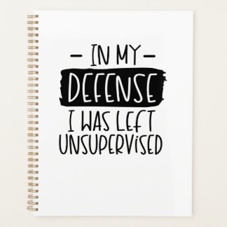 私の弁護で私は監督され離れたノートだった プランナー手帳