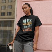 私の弁護走でコーヒーを飲まない Tシャツ