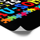 私の弟は自閉症の意識兄弟姉妹 ポスター (角)