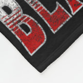 私の弟は黒帯武術Tee空手 フリースブランケット (角)