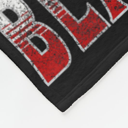 私の弟は黒帯武術Tee空手 フリースブランケット (角)