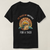 私の弟をタコタコCinco Deとおもしろい交換する Tシャツ (デザイン正面)
