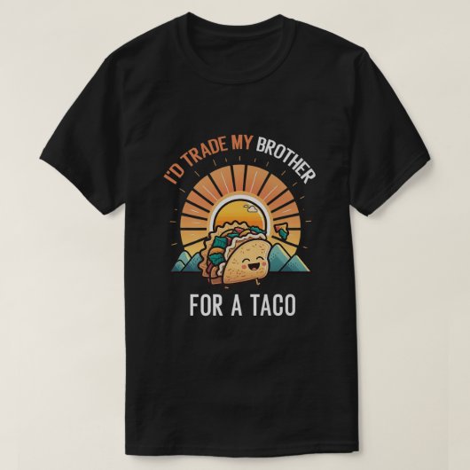 私の弟をタコタコCinco Deとおもしろい交換する Tシャツ (デザイン正面)