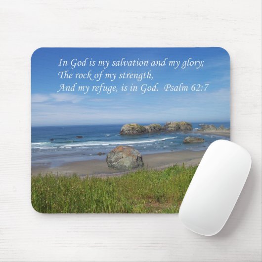 私の強さのマウスパッドの賛美歌の石 マウスパッド (マウス)